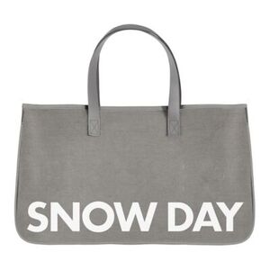 SNOW DAY Canvas Tote Bag
